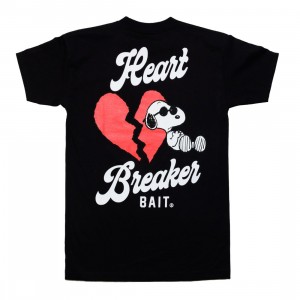 BAIT x Snoopy Men Heart Breaker Tee (black)