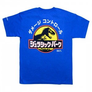 BAIT x Jurassic Park Men Damage Control Tee (blue / royal)