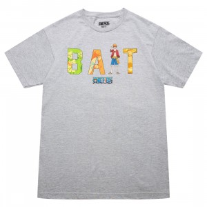 BAIT x One Piece Men BAIT Logo ft Luffy Tee (gray)
