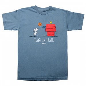 BAIT x Snoopy Men Life Ball Tee (blue / carolina)