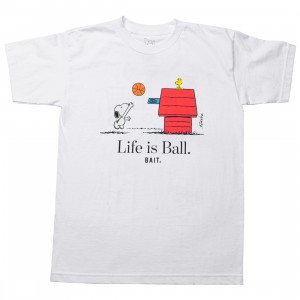 BAIT x Snoopy Men Life Ball Tee (white)