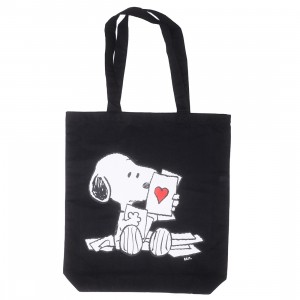 BAIT x Snoopy Lots Of Love Tote Bag (black)