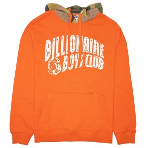 Billionaire Boys Club Men Cam Popover Hoody (orange / scarlet bliss)