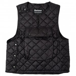 Barbour x Engineered Garments Men Pop Quilted Vest (black)