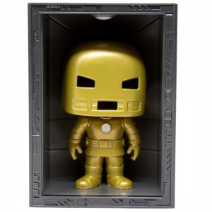 Funko POP Deluxe Marvel - Hall Of Armor Iron Man Model 1 Golden Armor PX Previews Exclusive (gold)