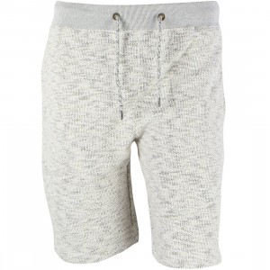 10 Deep Men Pique Fleece Shorts (white / natural marble)