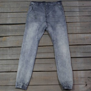 Zanerobe Men Slingshot Denim Pants (blue / gray)