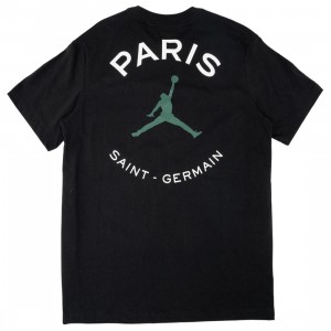 Jordan Men Paris Saint-Germain Tee (black / noble green)