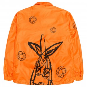 Futura Laboratories Men Coaches Jacket (orange)