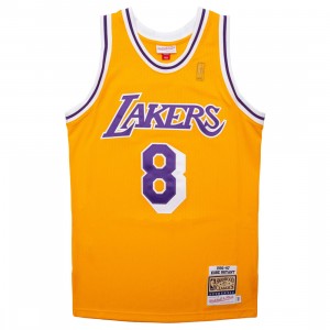 Mitchell And Ness Men NBA Los Angeles Lakers Home 1996-97 Kobe Bryant Authentic Jersey (gold)