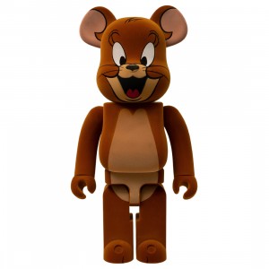 Medicom Tom and Jerry - Jerry Flocky 1000% Bearbrick Figure (brown)