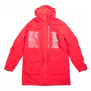 Nike Men M Nrg Tc Parka Fish Tail 3L Hooded Jacket (sport red / white)