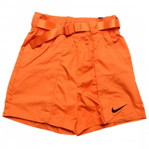 Nike Women Sportswear Swoosh Woven Shorts (alpha orange / black)