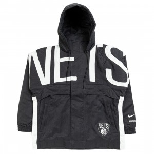 Nike Women W Nrg Ir Jkt Brooklyn Nets Jackets (black)