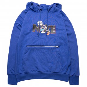 Nike Men Dri-Fit Standard Issue X Space Jam: A New Legacy Hoody (light concord)