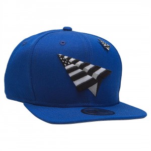 Paper Planes The Crown Snapback Cap With Pin (blue / royal)