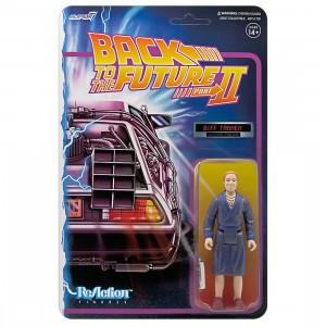 Super7 Back To the Future 2 Biff Tannen Reaction Figure Bathrobe (blue)