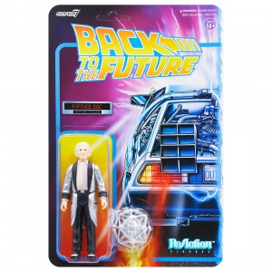 Super7 Back To The Future Fifties Doc Brown Reaction Figure (blue)