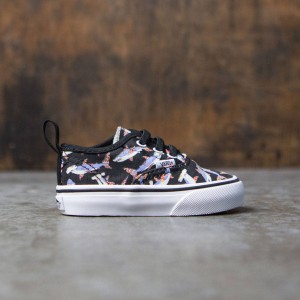 Vans Toddlers Authentic V Lace - Pizza Sharks (black / true white)