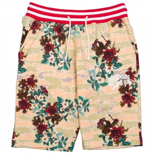 Billionaire Boys Club Men Hidden Floral Shorts (white / eggnog)