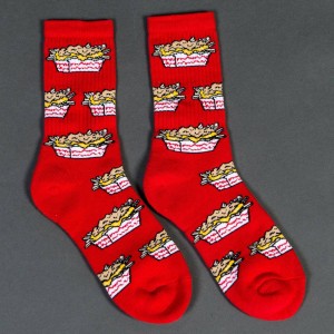 40s and Shorties Carnivore Fries Socks (red) 1S