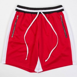 Lifted Anchors Men Track Shorts - BAIT Exclusive (red / black)