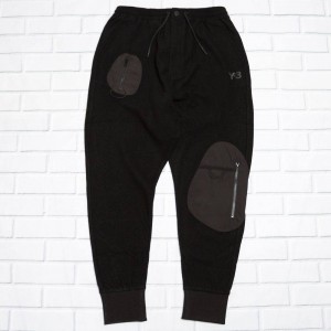 Adidas Y-3 Men Wool Jersey Cuffed Pants (black)