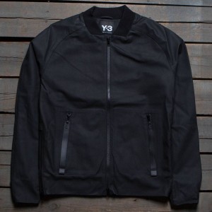 Adidas Y3 Men Leather Jacket (black)