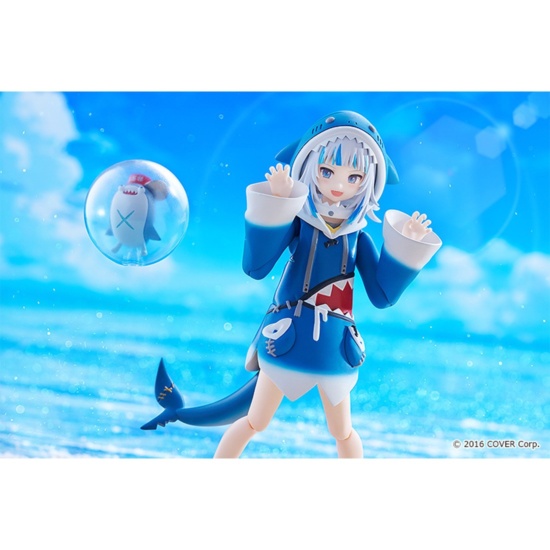 Max Factory Figma Hololive Production Gawr Gura Figure blue