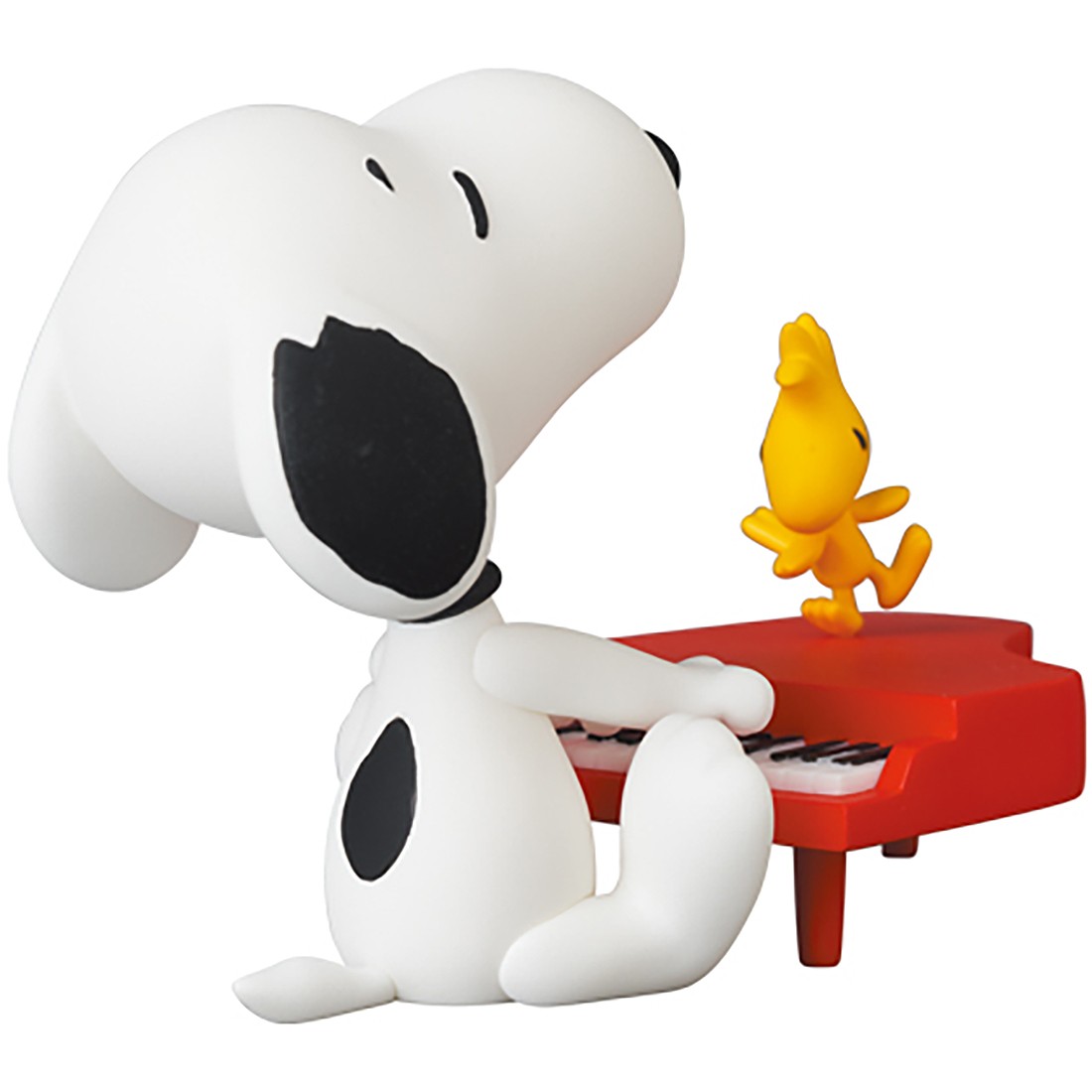 Medicom UDF Peanuts Series 13 Pianist Snoopy Figure red
