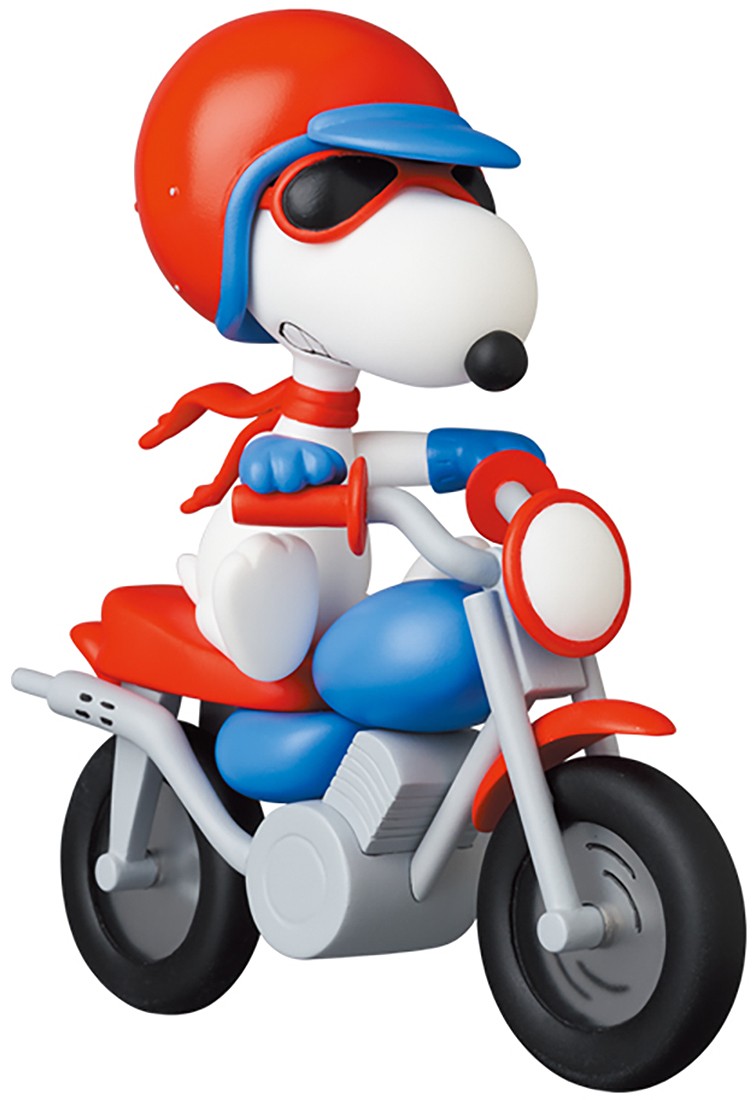 Medicom UDF Peanuts Series 13 Motocross Snoopy Figure (blue)