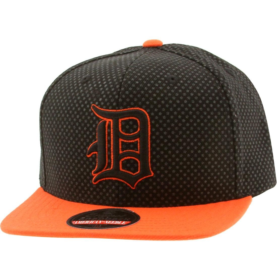 Nike Detroit Tigers Strapback Hat Black Orange