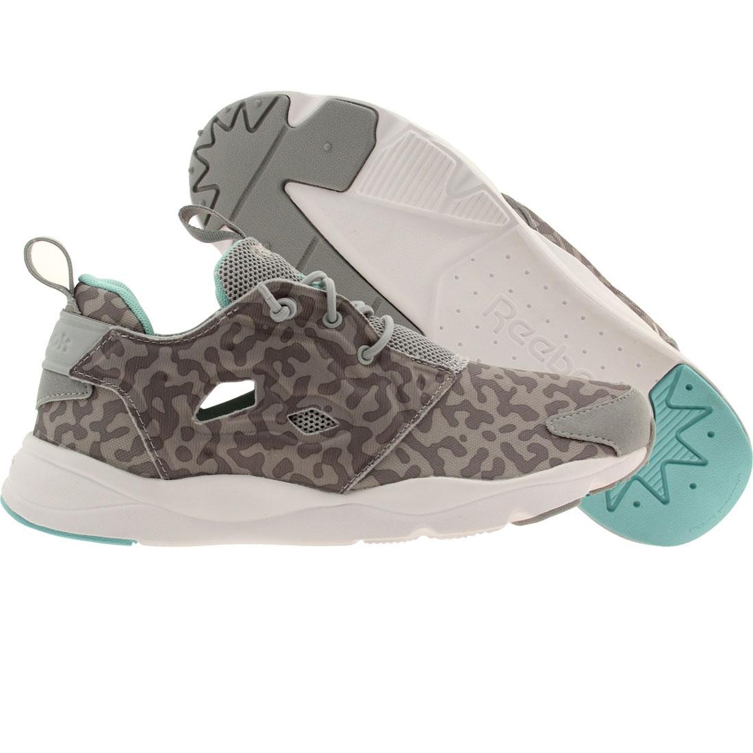 Reebok Women Furylite gray baseball gray gray white blue