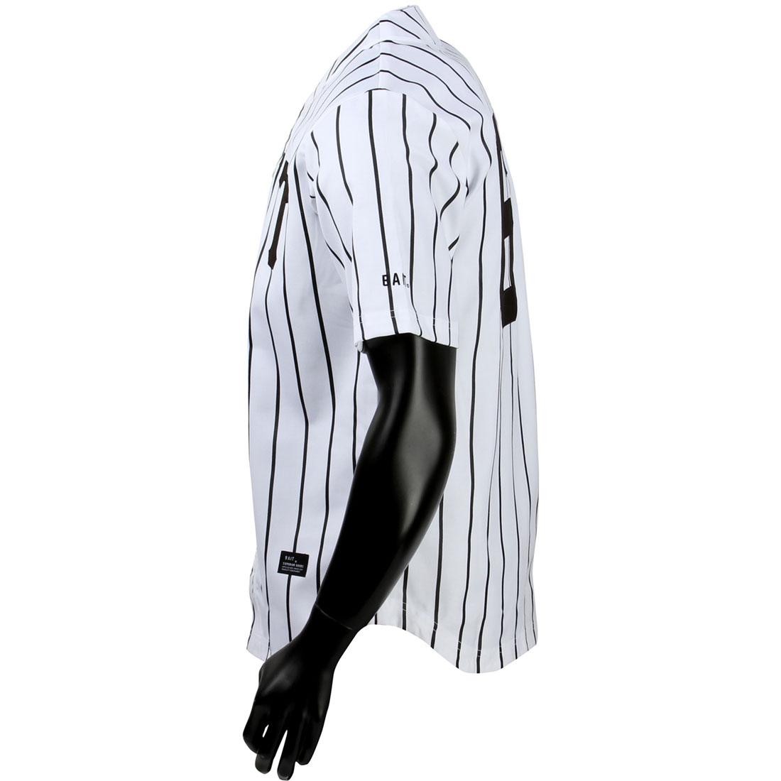 StclaircomoShops Men Sluggers Baseball Jersey - Pinstripe black white  pinstripe