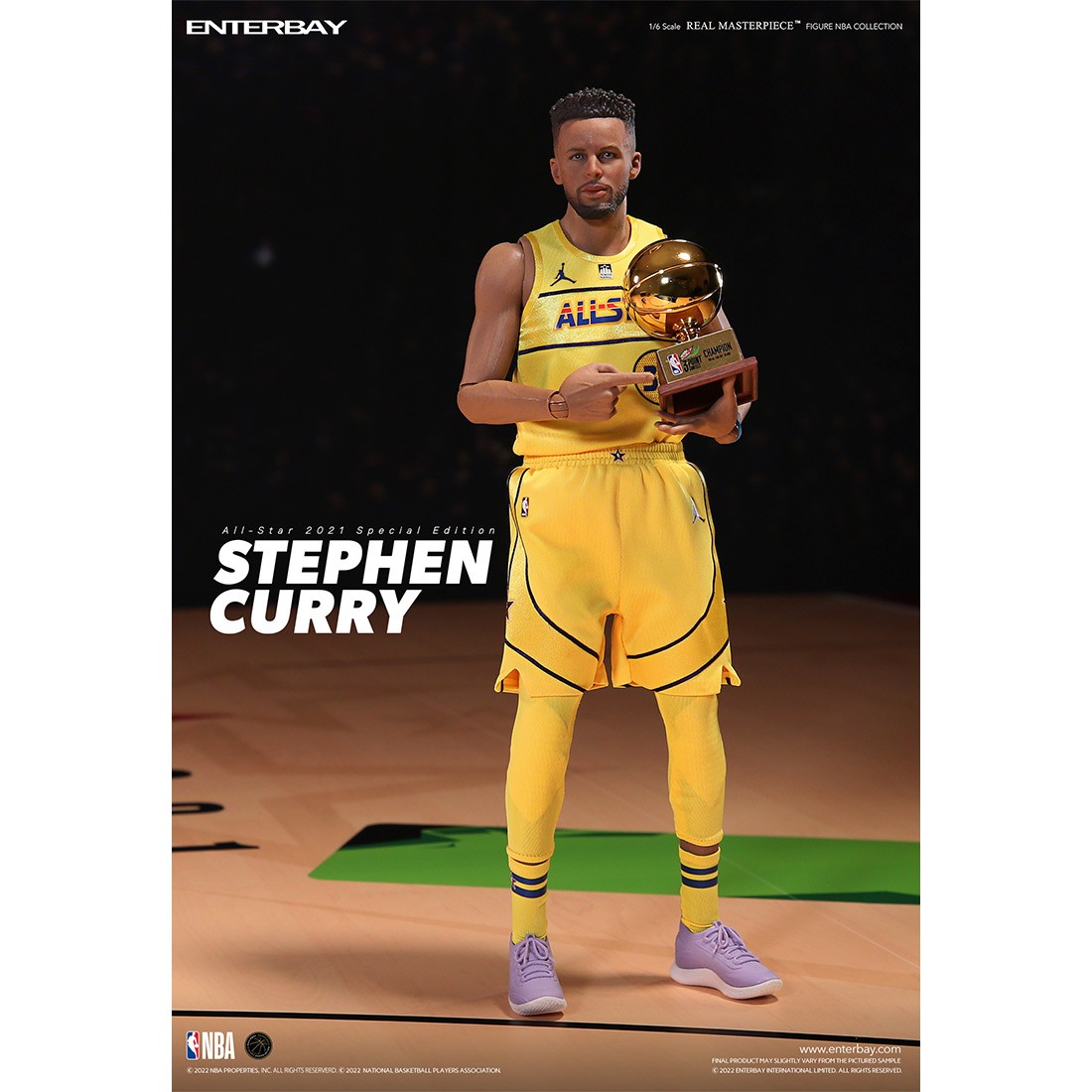 NBA x Enterbay Golden State Warriors Stephen Curry All-Star 2021 