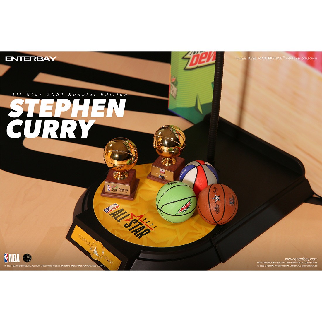 NBA x Enterbay Golden State Warriors Stephen Curry Real