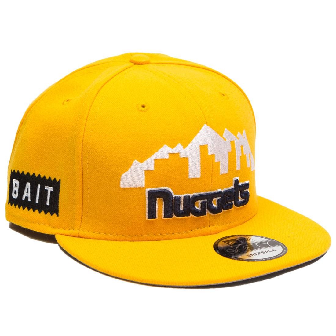 Vintage Denver Nuggets Fitted Hat Cap New Era Pro Model 100% Wool Size 7  1/8 NBA