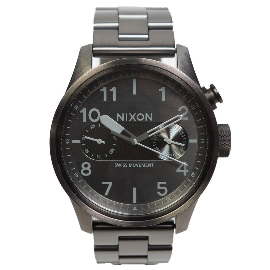 Nixon Men's A105019 Sentry Leather Watch : Nixon: Amazon.in: Fashion