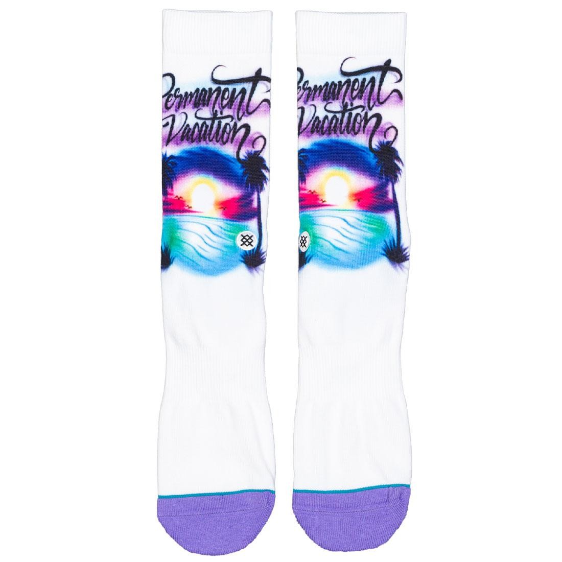 Stance Men Airbrushed Vacation Socks Green