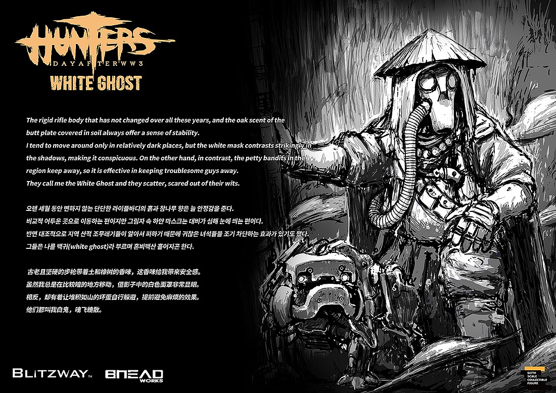 Blitzway Hunters Day After WWIII White Ghost 1/6th Scale Blitzway Hunters Day After WWIII White Ghost 1/6th Scale