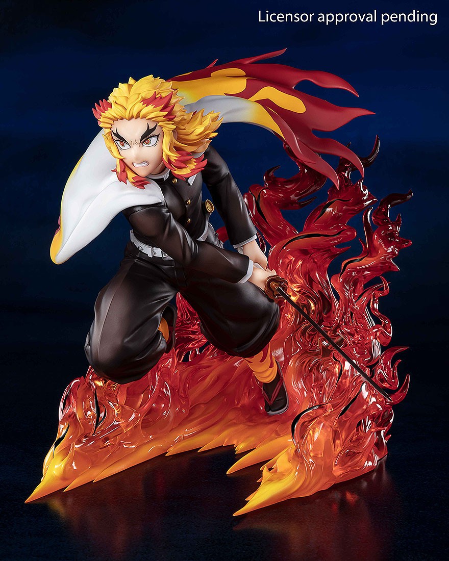 Bandai Figuarts Zero One Demon Slayer Kimetsu no Yaiba Kyojuro Rengoku  Flame Hashira Figure red