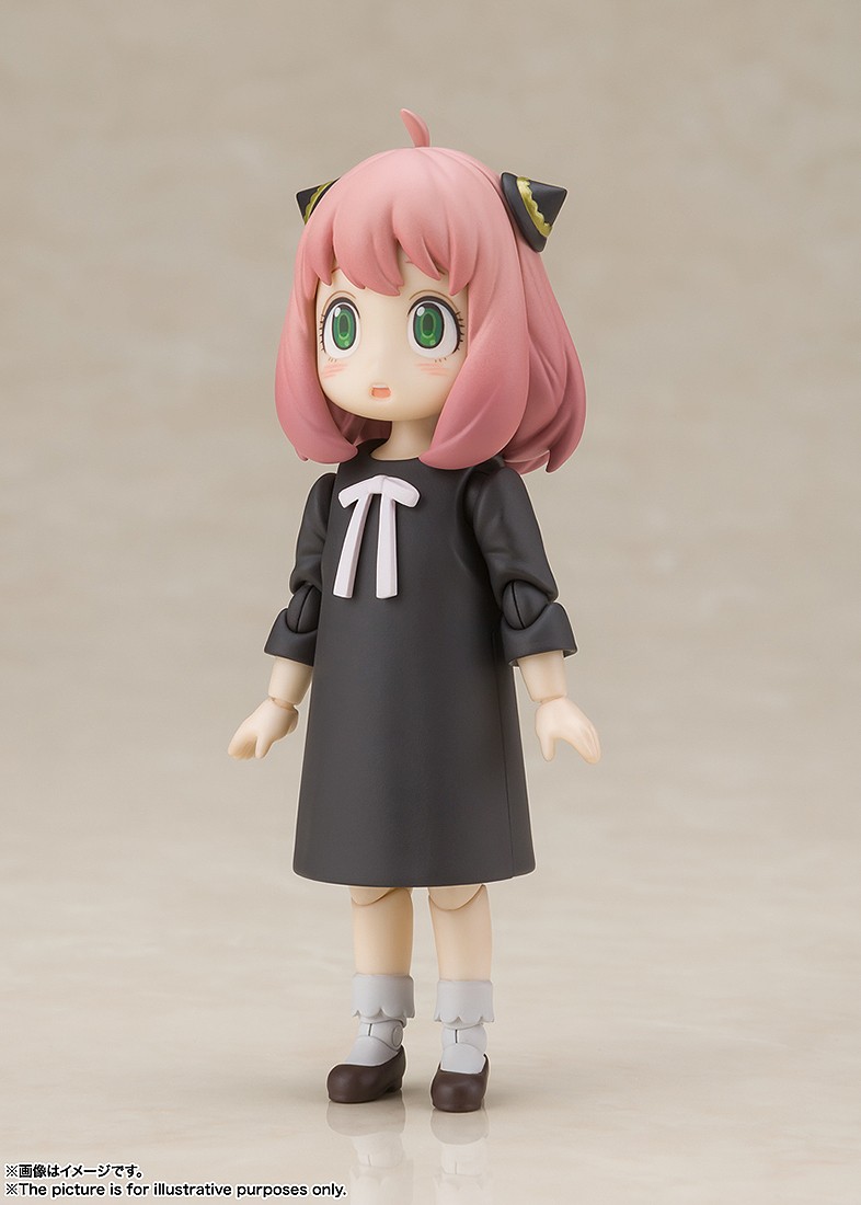 Bandai S.H.Figuarts Spy x Family Anya Forger Figure black