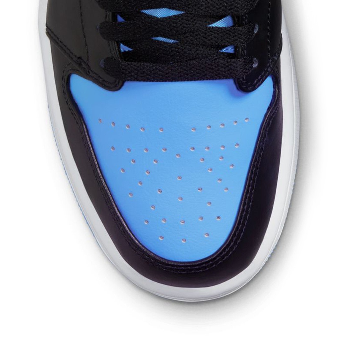 Jordan 1 Low Black University Blue Men's - 553558-041 - US