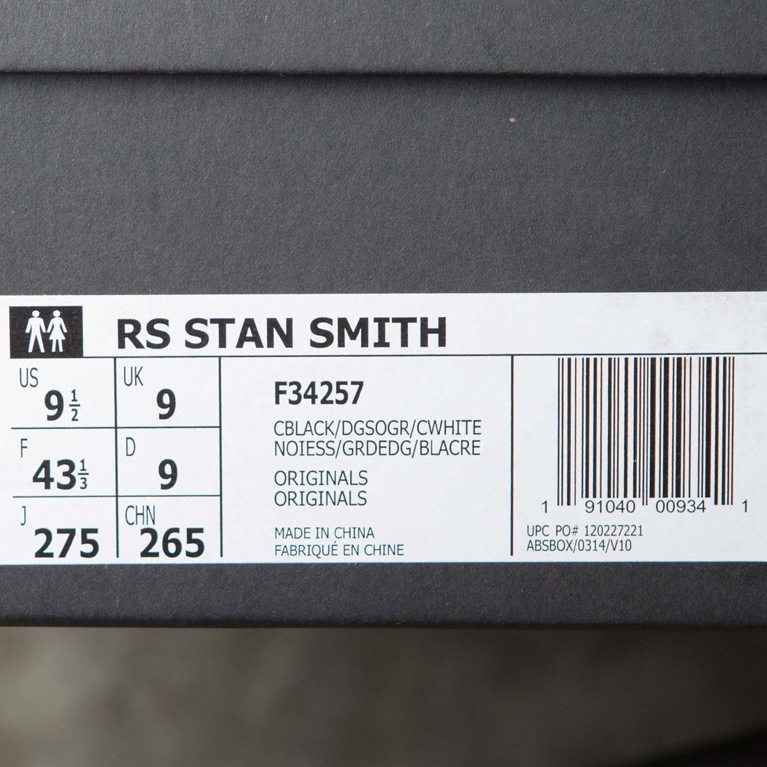 adidas Stan Smith Raf Simons Black Orange Men's - BB2647 - US