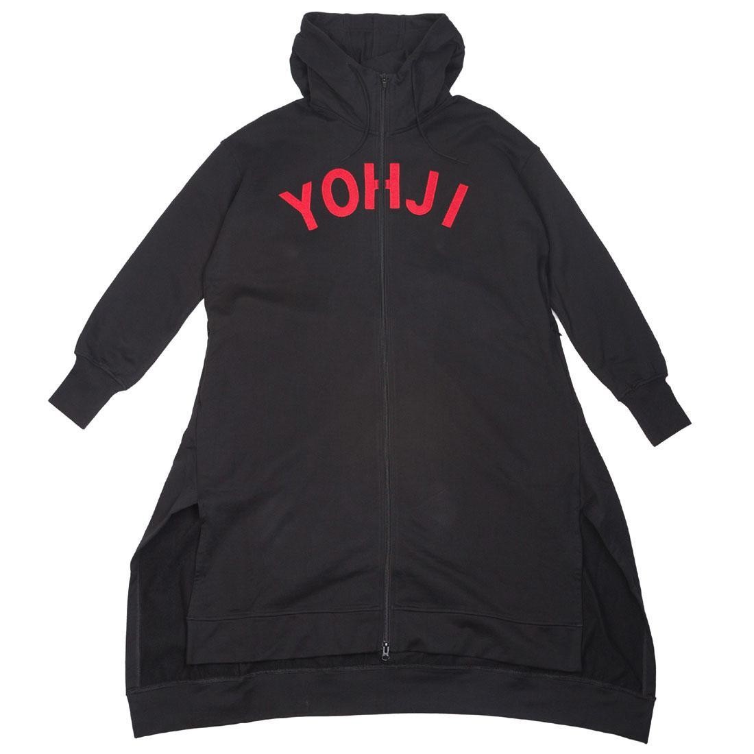 Adidas Y-3 Women Yohji Letters Full Zip Long Hoody black red