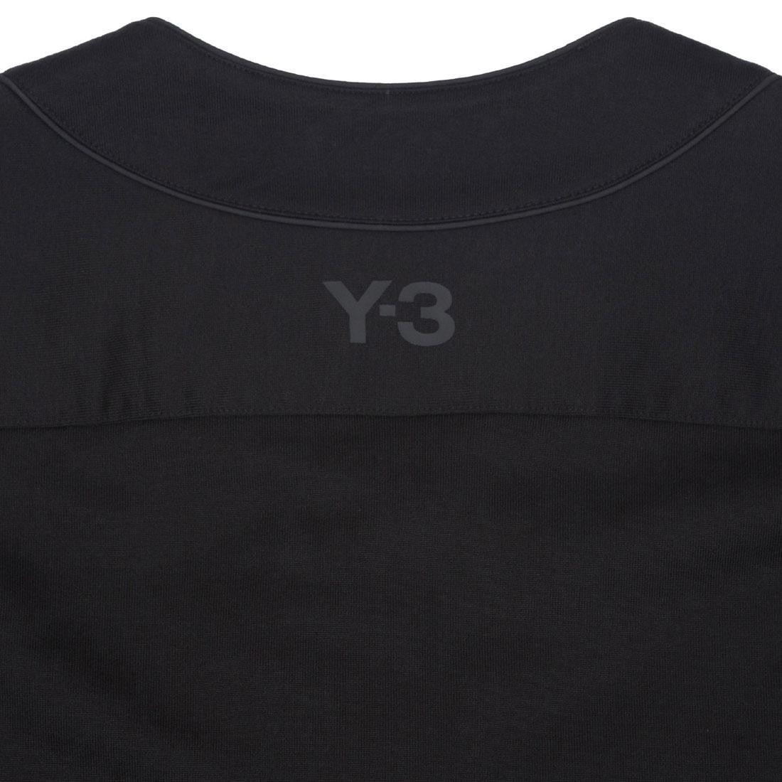 Adidas Y-3 ft Yohji Letters Baseball Shirt BLACK/OFF White