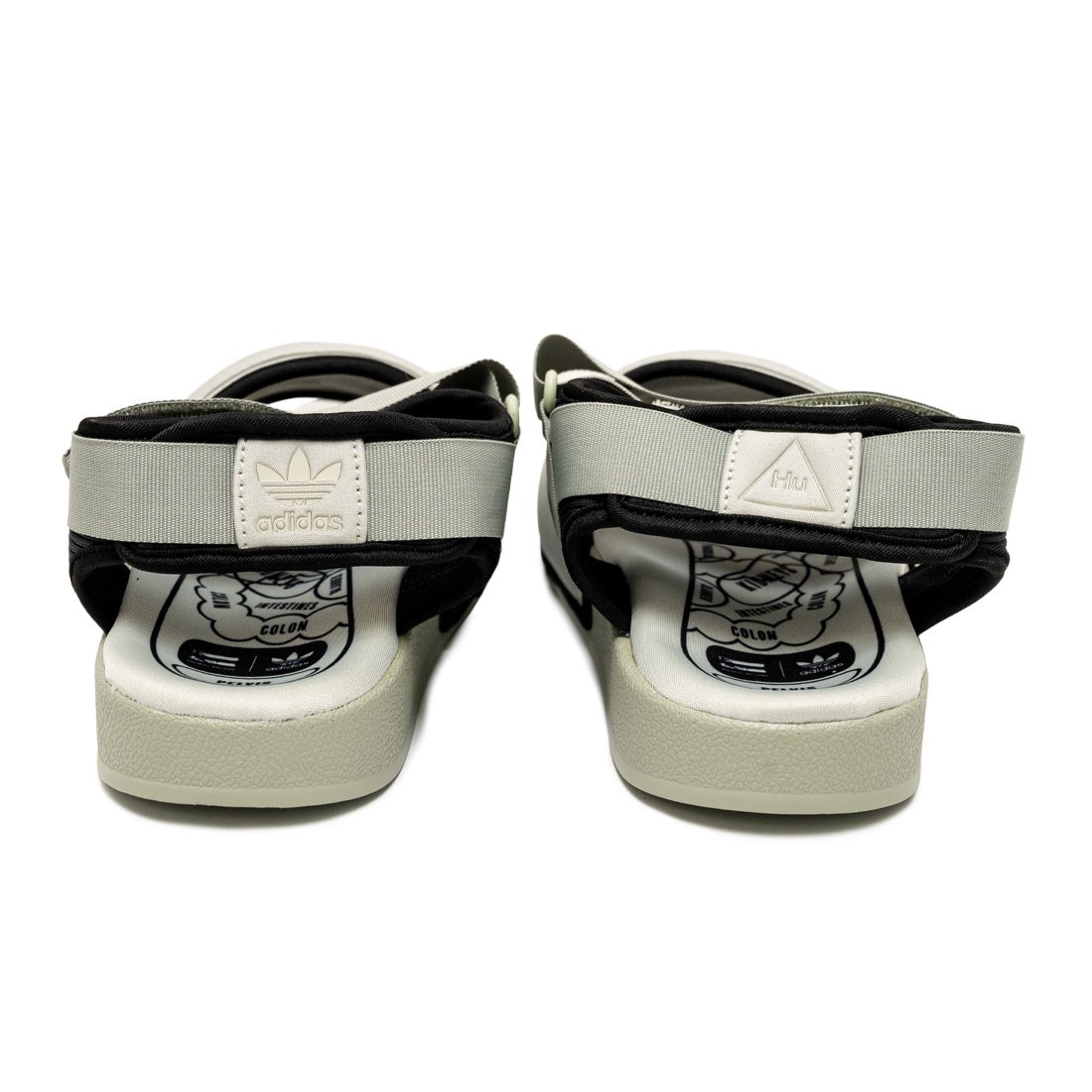 Adidas x Pharrell Williams Adilette 2.0 Sandals Slides Black White