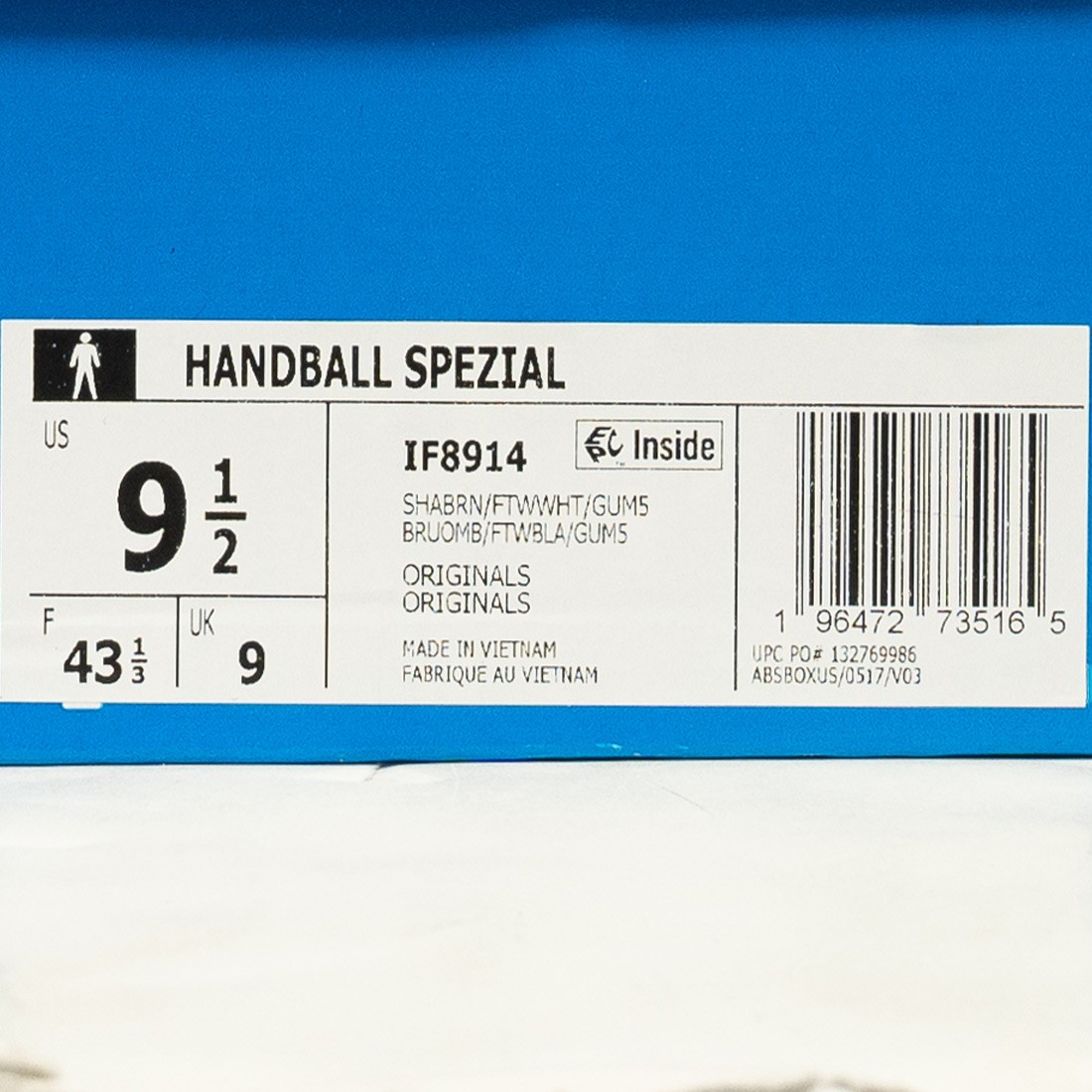 Adidas Men Handball Spezial brown ftwr white gum5