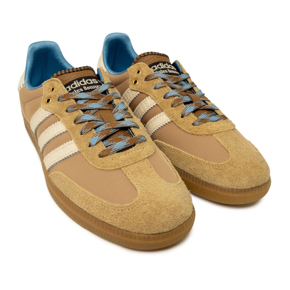 Adidas x Wales Bonner Men Nylon Samba white ash blue