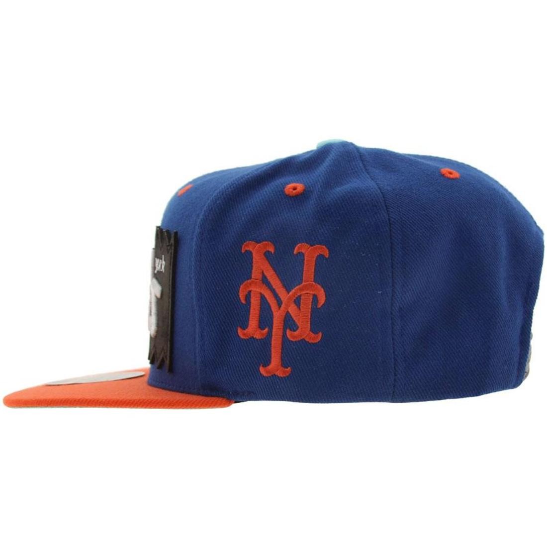 Mitchell And Ness New York Americans Retro Snapback Cap (blue